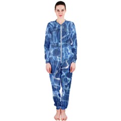 Abstract Blue Diving Fresh Onepiece Jumpsuit (ladies) 