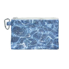 Abstract Blue Diving Fresh Canvas Cosmetic Bag (medium)