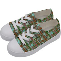 Textile Fabric Kids  Low Top Canvas Sneakers