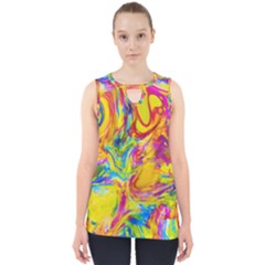 Mixed Paint                                 Cut Out Tank Top by LalyLauraFLM