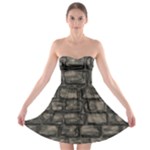 Stone Patch Sidewalk Strapless Bra Top Dress
