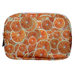 Oranges Background Make Up Pouch (small) by HermanTelo