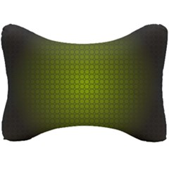 Hexagon Background Circle Seat Head Rest Cushion by HermanTelo