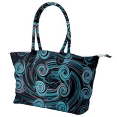 Background Neon Abstract Canvas Shoulder Bag