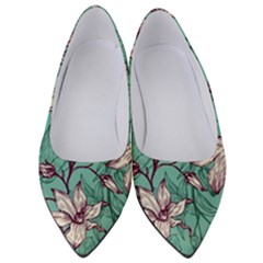 Vintage Floral Pattern Women s Low Heels by Sobalvarro