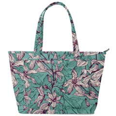 Vintage Floral Pattern Back Pocket Shoulder Bag  by Sobalvarro