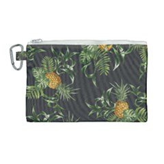 Pineapples Pattern Canvas Cosmetic Bag (large) by Sobalvarro