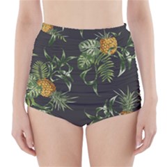 Pineapples Pattern High-waisted Bikini Bottoms by Sobalvarro