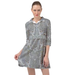 Silky Flowers From The Bohemian Paradise  In Time Mini Skater Shirt Dress by pepitasart
