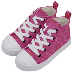 Bloom On In  The Soft Sunshine Decorative Kids  Mid-top Canvas Sneakers by pepitasart
