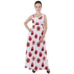 Poppies Empire Waist Velour Maxi Dress by scharamo