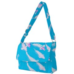 Koi Carp Scape Full Print Messenger Bag by essentialimage