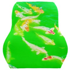 Koi Carp Scape Car Seat Back Cushion  by essentialimage