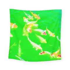 Koi Carp Scape Square Tapestry (small) by essentialimage