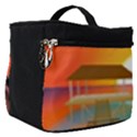 Sunset Beach Beach Palm Ocean Make Up Travel Bag (Small) View1