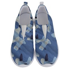 Tarn Blue Pattern Camouflage No Lace Lightweight Shoes