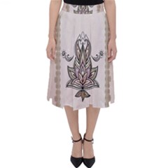 Elegant Decorative Mandala Design Classic Midi Skirt by FantasyWorld7