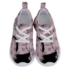 Wide Eyed Girl Pink Running Shoes by snowwhitegirl