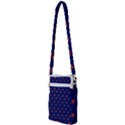 Red Rose Blue Multi Function Travel Bag View2