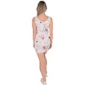 Floral Pattern Background Bodycon Dress View4