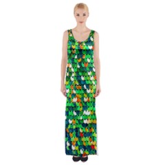 Funky Sequins Thigh Split Maxi Dress by essentialimage