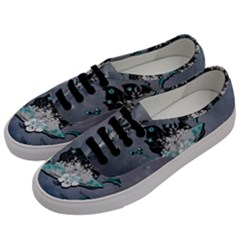 Sport, Surfboard With Flowers And Fish Men s Classic Low Top Sneakers by FantasyWorld7
