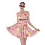 Hibiscus Floral Flowers Pink Skater Dress