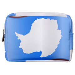 Waving Proposed Flag Of Antarctica Make Up Pouch (medium) by abbeyz71