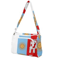 Unofficial Flag Of Argentine Cordoba Province Front Pocket Crossbody Bag by abbeyz71