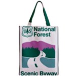National Forest Scenic Byway Highway Marker Zipper Classic Tote Bag