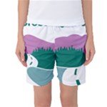 National Forest Scenic Byway Highway Marker Women s Basketball Shorts
