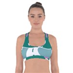 National Forest Scenic Byway Highway Marker Cross Back Sports Bra