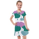 National Forest Scenic Byway Highway Marker Kids  Cross Web Dress