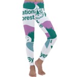 National Forest Scenic Byway Highway Marker Kids  Lightweight Velour Classic Yoga Leggings