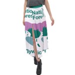 National Forest Scenic Byway Highway Marker Velour Split Maxi Skirt