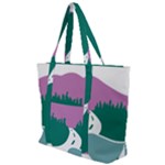 National Forest Scenic Byway Highway Marker Zip Up Canvas Bag