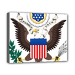 Greater Coat of Arms of the United States Canvas 10  x 8  (Stretched)