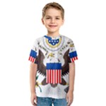 Greater Coat of Arms of the United States Kids  Sport Mesh Tee