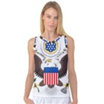 Greater Coat of Arms of the United States Women s Basketball Tank Top