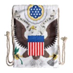 Greater Coat of Arms of the United States Drawstring Bag (Large)
