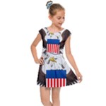 Greater Coat of Arms of the United States Kids  Cap Sleeve Dress