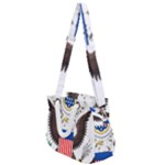 Greater Coat of Arms of the United States Rope Handles Shoulder Strap Bag