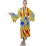 Design 565 Maxi Velour Kimono