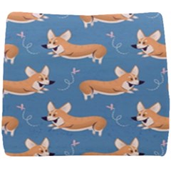 Corgi Patterns Seat Cushion by Sudhe