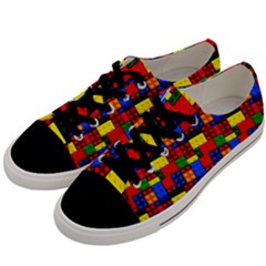 Colorful 59 Men s Low Top Canvas Sneakers by ArtworkByPatrick