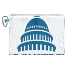 Logo Of United States Architect Of The Capitol Canvas Cosmetic Bag (xl) by abbeyz71