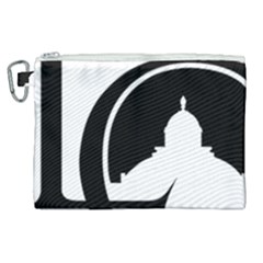 Logo Of Library Of Congress Canvas Cosmetic Bag (xl) by abbeyz71