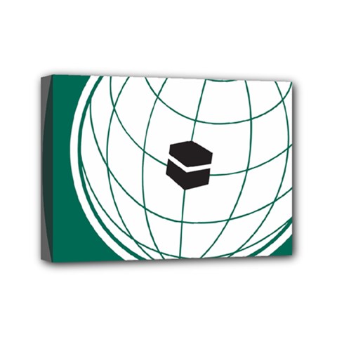 Flag Of The Organization Of Islamic Cooperation Mini Canvas 7  X 5  (stretched) by abbeyz71