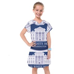 Logo Of The White House  Kids  Drop Waist Dress by abbeyz71