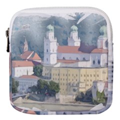 Architecture Old Sky Travel Mini Square Pouch by Simbadda